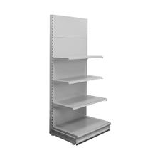 Shelving System "Eden", metal Shelf with smooth Wall