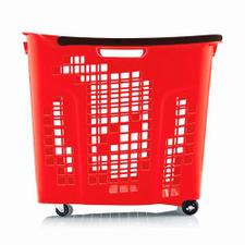 Shopping Basket with Wheels - 80 Litres